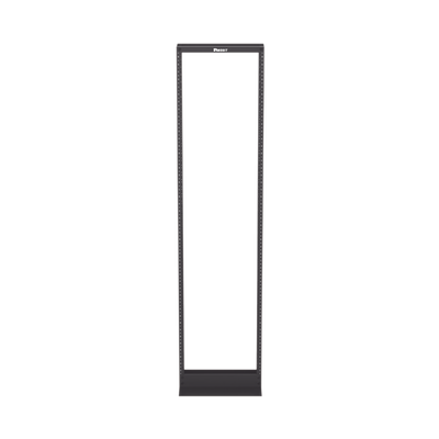 Rack de Dos Postes Estándar de 19 in  Rieles Numerados y Roscados #12-24  Fabricado en Aluminio  45 Unidades de Rack  Color Negro