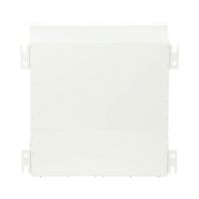 Gabinete PanZone Premium  de Montaje en Techo  Con 2 UR Para Equipo Activo y 6 UR Para Paneles de Parcheo  Fabricado en Acero  Color Blanco