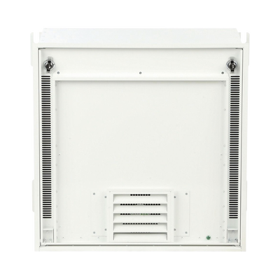 Gabinete PanZone Premium  de Montaje en Techo  Con 2 UR Para Equipo Activo y 6 UR Para Paneles de Parcheo  Fabricado en Acero  Color Blanco