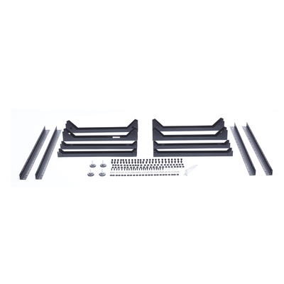Rack Abierto de 4 Postes Instalación Pared o Piso de 14 Unidades  Ideal para Equipo de Audio!