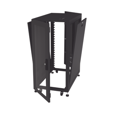 Gabinete Profesional para Telecomunicaciones de 24UR  600 mm de Ancho x 1000 mm de Profundidad  Se envía el Gabinete Armado.