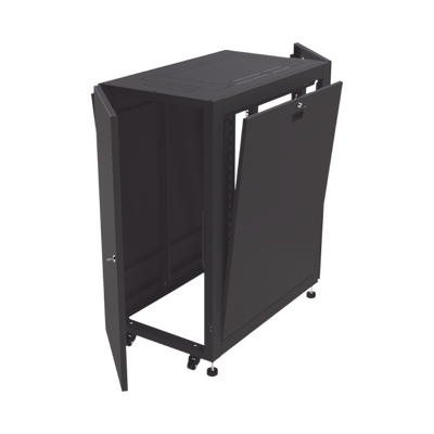 Gabinete Profesional para Telecomunicaciones de 24UR  600 mm de Ancho x 1000 mm de Profundidad  Se envía el Gabinete Armado.