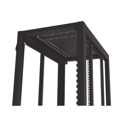 Gabinete para Telecomunicaciones Rack Estándar de 19"  42UR  600 mm Ancho x 1000 mm Profundidad. Fabricado en Acero  Se envía el Gabinete Armado.