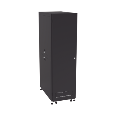 Gabinete para Telecomunicaciones Rack Estándar de 19"  42UR  600 mm Ancho x 1000 mm Profundidad. Fabricado en Acero  Se envía el Gabinete Armado.
