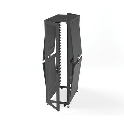 Gabinete Profesional para Telecomunicaciones de 45UR  600 mm de Ancho x 1000 mm de Profundidad.