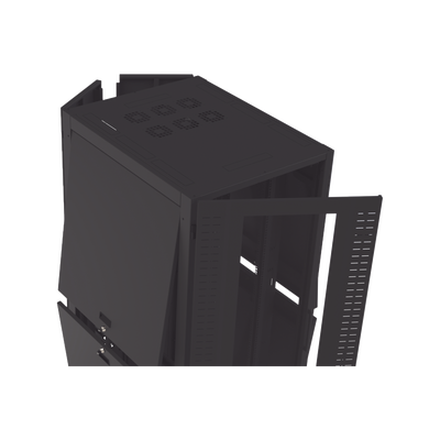 Gabinete para Telecomunicaciones Rack Estándar de 19"  42UR  800 mm Ancho x 1000 mm Profundidad. Fabricado en Acero  Se envía el Gabinete Armado.