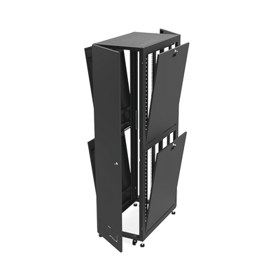 Gabinete Profesional para Telecomunicaciones de 48UR  600 mm de Ancho x 1000 mm de Profundidad.