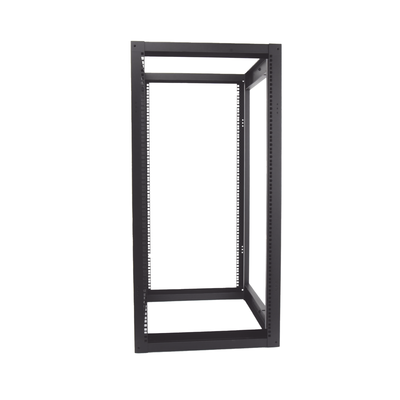 Rack Estándar 19" de 4 Postes  Acero  24 Unidades  Profundidad Ajustable.