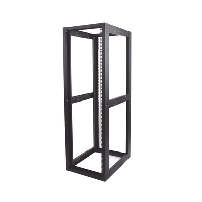 Rack Estándar 19" de 4 Postes  Acero  37 Unidades  Profundidad Ajustable.