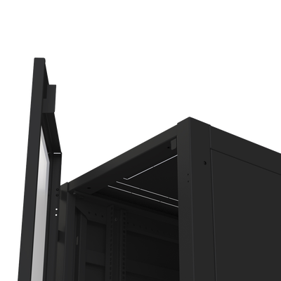 Gabinete para Telecomunicaciones Rack Estándar de 19"  42UR  600 mm Ancho x 1200 mm Profundidad. Fabricado en Acero.