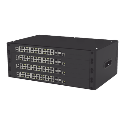 Gabinete para Montaje en Pared liviano  4 Unidades de rack  Profundidad máxima de trabajo 250 mm  Se envía el Gabinete Armado.