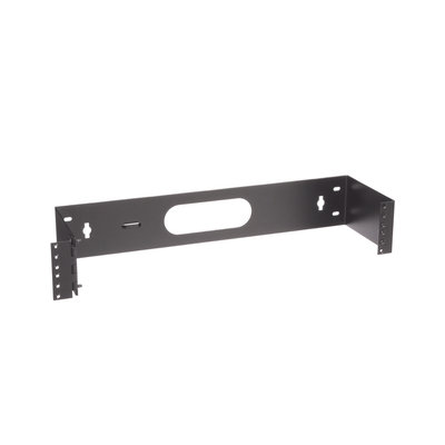 Rack Abierto de Instalación en Pared con Bisagras  Profundidad de 159 mm  19 in de Ancho  2 UR  Color Negro