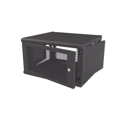 Gabinete de Pared Fijo  Puerta Perforada  Rack 19" de 6 UR (600 x 355 x 523 mm)(An x Al x Prof.)