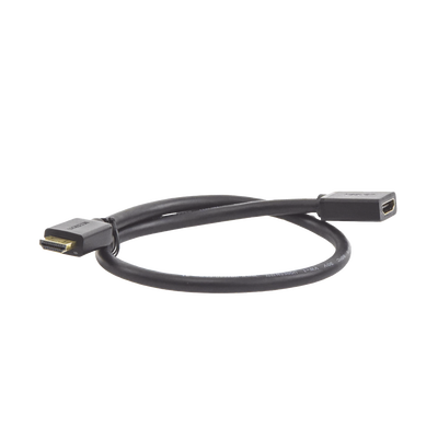 Cable extensor HDMI de 0.5M / 4K@60Hz / 3D / HDR /  Macho a Hembra /  Núcleo de cobre estañado / Transmisión estable.