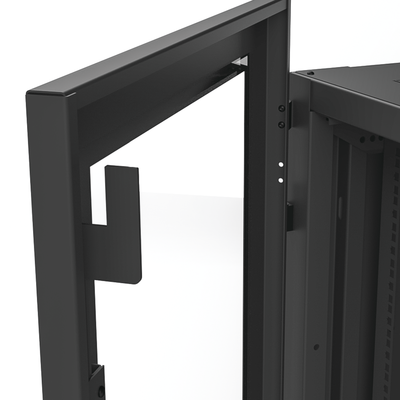 Gabinete para Telecomunicaciones Rack Estándar de 19"  42UR  600 mm Ancho x 600 mm Profundidad. Fabricado en Acero  Se envía el Gabinete Armado.