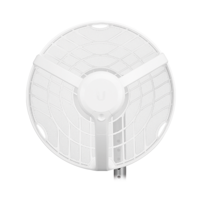 Radio de Backhaul de alta capacidad  tecnología airFiber hasta 1 Gbps  60 GHz con failover en 5 GHz  con antena integrada de 38 dBi y 11 dBi respectivamente