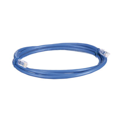 Cable de Parcheo UTP  Cat6A  24 AWG  CM  Color Azul  15ft