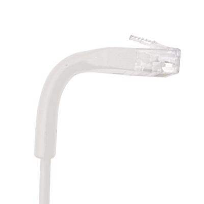 Mini Patch Cord Cat6 Ultra Slim 3 m Blanco – Ahorra Espacio sin Organizadores  con Bota Flexible