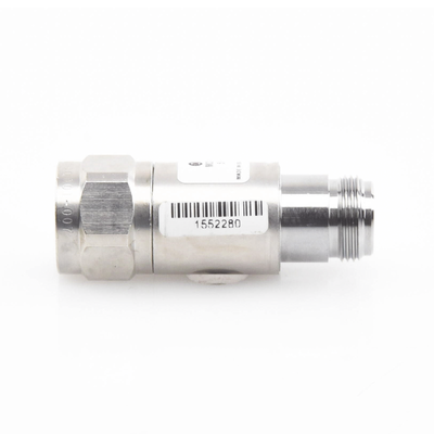 Atenuador en Línea de 20 dB  5 W. Máximo  CD-4 GHz  Conectores N Macho-Hembra.