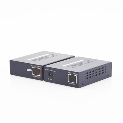 Kit Transmisor y Receptor PoE de Largo Alcance Sobre Coaxial Hasta 1 km