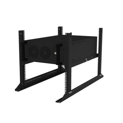 Juego de 2 Rieles para Soporte de Equipo Pesado en Rack 19" 96 cm de Profundidad