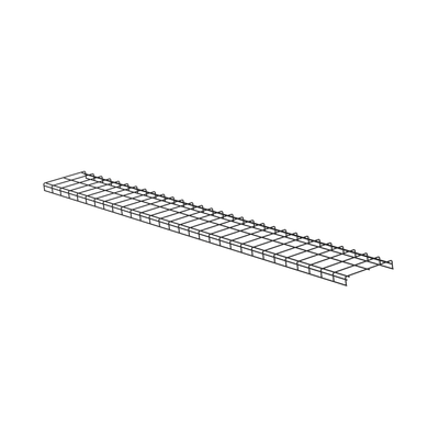 Charola para Canalización Wyr-Grid® Tipo Malla  Con Pintura Electrostática en Color Negro  12 in (317.5 mm) de Ancho  53.1 mm de Alto y 3 m de Largo