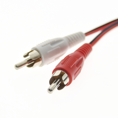 Balun Extensor de audio analogo estereo RCA a RJ45  / Distancia 800 mts/  Cable CAT5-6 / Conector 100% COBRE / protección TVS  Calidad PREMIUM