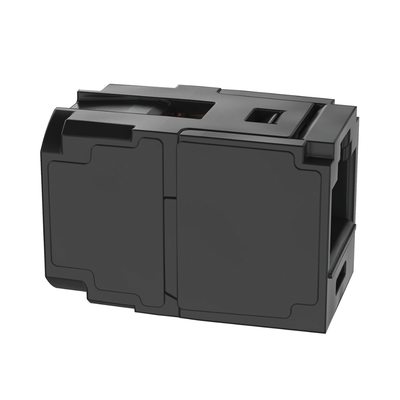 Módulo Acoplador RJ45 a RJ45  Mini-Com  Categoría 6A  Color Negro
