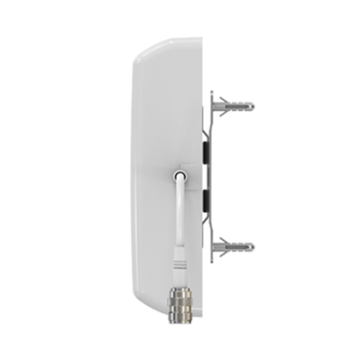 Antena direccional tipo Panel para interior o exterior  806-960 / 1710-2500 MHz  8dBi  con conector N-Hembra  incluye montaje para pared