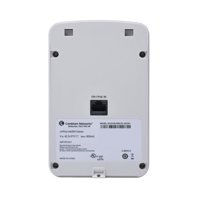 Access Point WiFi cnPilot e425H Indoor Wall Plate  doble banda  Wave 2  antena beamforming  2 puertos de salida (1x PoE Gigabit y 1x Ethernet Gigabit)