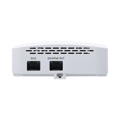 Access Point WiFi cnPilot e425H Indoor Wall Plate  doble banda  Wave 2  antena beamforming  2 puertos de salida (1x PoE Gigabit y 1x Ethernet Gigabit)