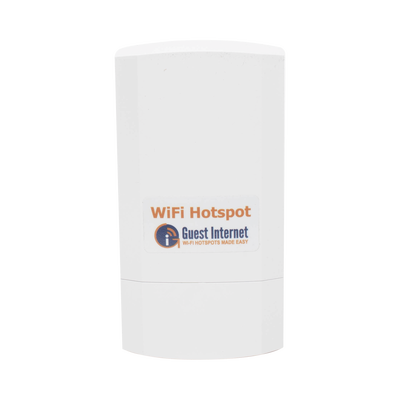 Hotspot inalámbrico 2.4 GHz para exterior  antenas sectorial 8 dBi  Throughput 75 Mbps  ideal para la venta de códigos de acceso a Internet