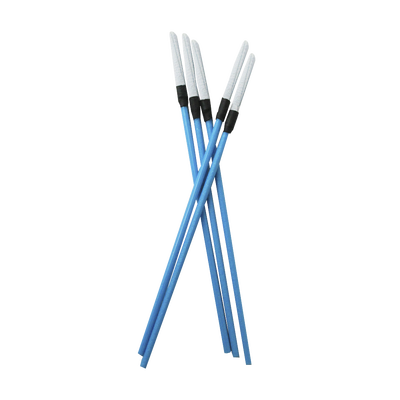 Hisopos para limpieza de puertos de fibra óptica 2.5 mm para adaptadores SC  ST y FC  100 piezas