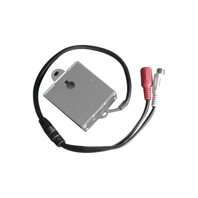 Micrófono omnidireccional  tipo cuadro  con distancia de recepción de 10 - 100 m cuadrados