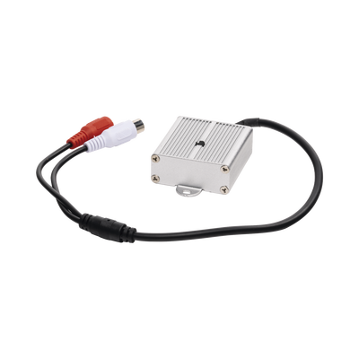 Micrófono omnidireccional  tipo cuadro  con distancia de recepción de 10 - 100 m cuadrados