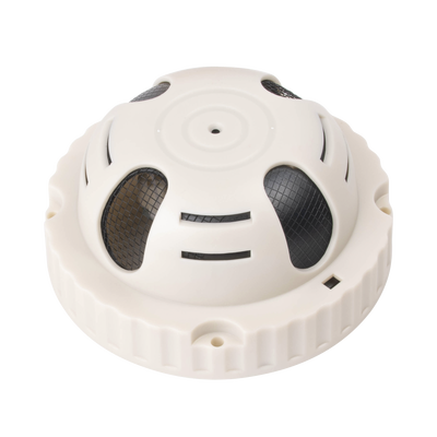 Micrófono omnidireccional  en sensor de humo  alta fidelidad  con distancia de recepción de 10-100 metros cuadrados