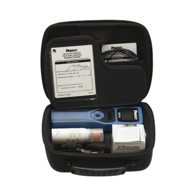 Kit Completo de Herramienta OCTT Opticam 2 de Panduit  para Terminación de Conectores Pre-Pulidos LC  SC o ST  Incluye Desforradora y Cleaver