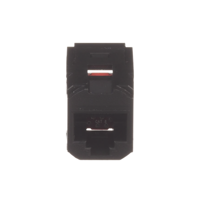 Módulo Acoplador RJ45 a RJ45  Mini-Com  Categoría 6  Color Negro