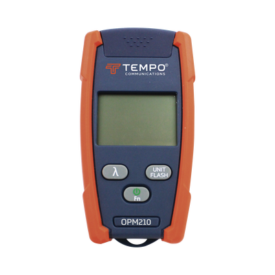 Medidor de Potencia (Micro OPM) para Fibra Óptica con Localizador Visual de Fallos (VFL)  entrada universal de 2.5 mm (para conectores SC  ST y FC)