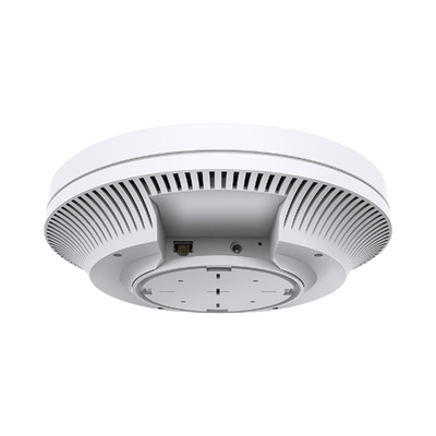 Punto de Acceso Omada / Wi-Fi 6 AX3600 MU-MIMO 4x4 / Alta Densidad de Usuarios / Configuración por Controlador o Stand-Alone / Para Montaje en Techo/pared. / Alimentación PoE+