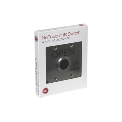 Interruptor IR NoTouch® de Acero Inoxidable  Salida Doble  ABIERTO