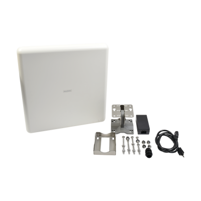 Punto de Acceso WiFi  PTP y PTMP Doble Banda Simultanea  Ideal Para Industria 4.0  Hasta 1.7 Km de Cobertura WiFi  Antena Sectorial MIMO 8x8 Integrada de 100° de Apertura en 2.4 GHz  MIMO 2x2 Conectorizado en 5 GHz.