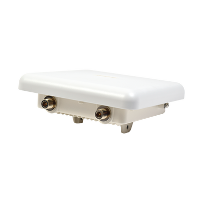 Punto de Acceso Super WiFi  Doble Banda  Conectorizado en 2.4 GHz (Hasta 600 m con Antena de 12 dBi)  Hasta 300 m con Antena Integrada de 16 dBi en 5 GHz.