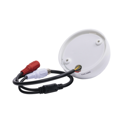 Micrófono omnidireccional  tipo pelota de golf  con distancia de recepción de 10 - 100 m cuadrados