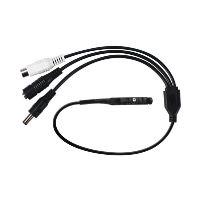 Micrófono con Cancelación de Ruido de Alta Fidelidad / Interior / 12 Vcc / Entrada RCA