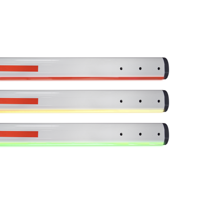 Mástil recto iluminación LED ROJO/VERDE  compatible con barreras Industrial by AccessPRO