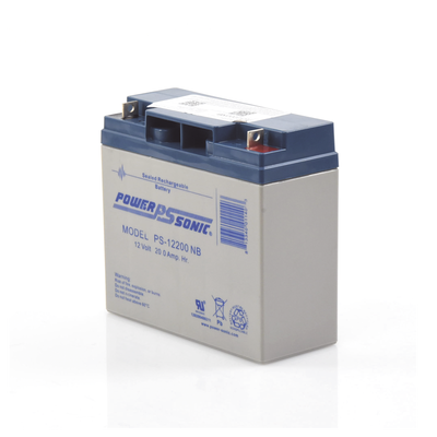 Batería 12V  20AH  Para Respaldo  Tecnologías AGM/VRLA  5 Años Vida Útil  Terminales NB  Reconocida UL