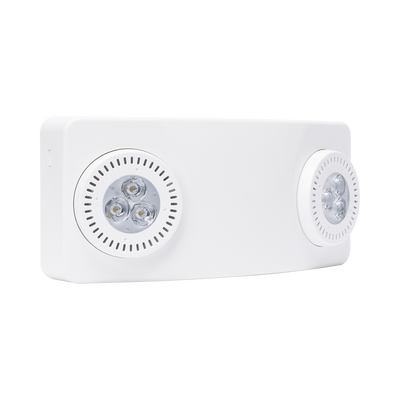 Luz de Emergencia Dual LED /520lm/uso rudo/montaje en pared o techo/batería de respaldo incluida