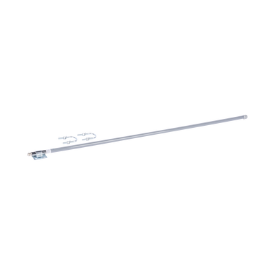 Antena omnidireccional de 2.4 GHz  Ganancia 12 dBi  dimensiones 3.8 x 1.5 cm   conector N-Hembra  con montaje incluido