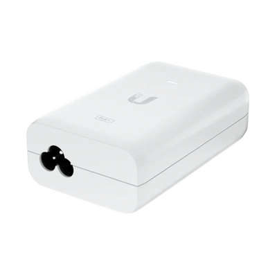 Adaptador PoE Ubiquiti (48 VDC  0.65A) puerto Gigabit  ideal para equipos UniFi